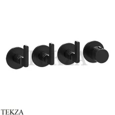 Gessi INCISO SHOWER Термостатический смеситель, 3 потока, внешняя часть 58336-299, Black XL