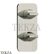 Bossini  APICE Термостат для душа, 1,2 потока, внешняя часть Z035202.094, никель Brushed