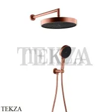 Boheme CELL Верхняя лейка, ручной душ, выпуск, шланг, комплект 427-CB, Copper Brushed