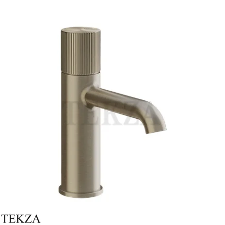 Gessi Habito RIGATO Смеситель для раковины, без донного клапана 70502-149, Finox Brushed Nickel