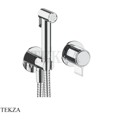Fantini Flora Гигиенический душ со смесителем, внешняя часть 7602J757B, хром глянец