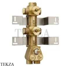 Bossini Встраиваемая часть для термостатического смесителя на 2 потребителя Z030201000