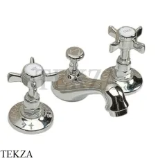 Devon&Devon COVENTRY Смеситель для биде, с донным клапаном MARF35NKS, никель глянец