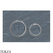 Geberit Sigma21 Клавиша смыва 115.884.JM.1, натуральный сланец/хром глянец Geberit Sigma21 Клавиша смыва 115.884.JM.1, натуральный сланец/хром глянец