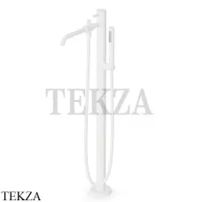 Zucchetti Pan Смеситель для ванны напольный, внешняя часть ZP6622.W1, белый goffrato