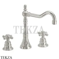 FIMA Carlo Frattini ELIZABETH Смеситель для раковины, с донным клапаном F5081SN, Brushed nickel 
