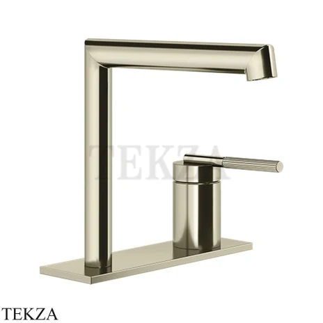 Gessi INGRANAGGIO Смеситель для раковины, на планке, без гарнитуры 63515-720, Nickel PVD