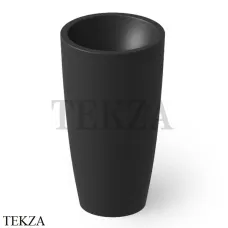 Dea Design Pedestal Basin Раковина напольная круглая Solid Surface DD2010 500 16, Black №16