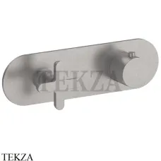 Fantini Icona Classic Термостат для душа 1 поток, внешняя часть 53Q8R731B, Raw Metal PVD