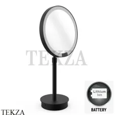 Decor Walther Round Just Look PLUS SR Косметическое зеркало, 5х увел. 0125460, литиевая батарея, черный