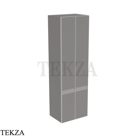 Flaminia Cubika шкаф-пенал подвесной 50×37×162,5 см, 4 дверцы, серый Grey матовый