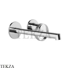 Gessi ANELLO Смеситель для раковины, с длинным изливом, внешняя часть 63383-031, хром глянец