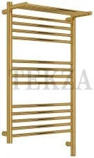 Сунержа Богема 3.1 Полотенцесушитель электрический с полкой 800х500 МЭМ правый 03-6007-8050, Золото глянец