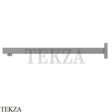 Newform Кронштейн для душа квадратный настенный L=420 26585.59.066, PVD Br. Stainless Steel