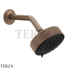 Gessi VENTI20 Верхний душ 129 с настенным креплением 65158-708, Copper Br. PVD