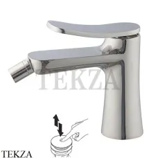 FIMA Carlo Frattini FLO Смеситель для биде однорычажный, F3802SN, Brushed nickel