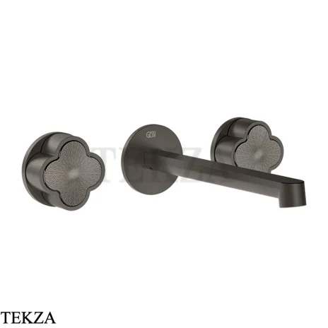Gessi Ludovica Смеситель для раковины, внешняя часть 76290-707, black хром Brush