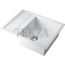 Omoikiri Sumi 65 Кухонная мойка Tetogranit прямоугольная с крылом 4993673 белый