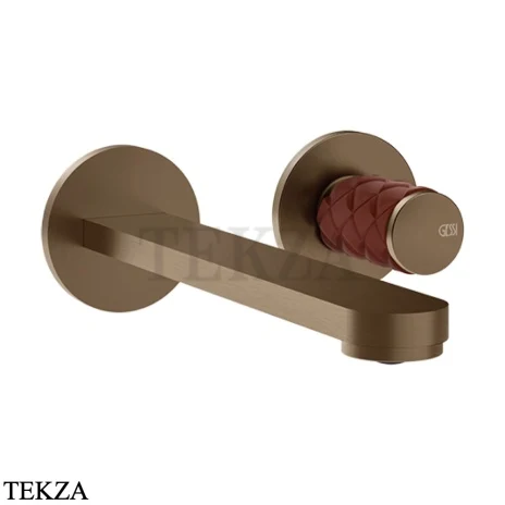 Gessi Pelle Tresse Смеситель для раковины, внешняя часть 78288-447, Red Cherry/Coffee Bronze Br. PVD