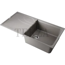Omoikiri Yasugata 100 Кухонная мойка Tetogranit прямоугольная с крылом 4993568 leningrad grey