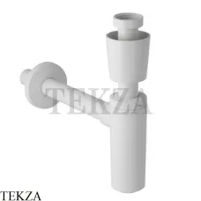 Geberit Сифон бутылочный для раковины пластик 151.035.11.1, белый глянец