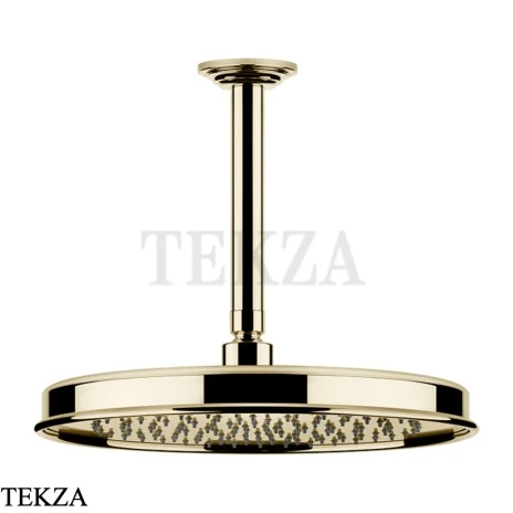 Gessi VENTI20 Верхний душ 300 с потолочным креплением под размер 65155-710, Brass PVD