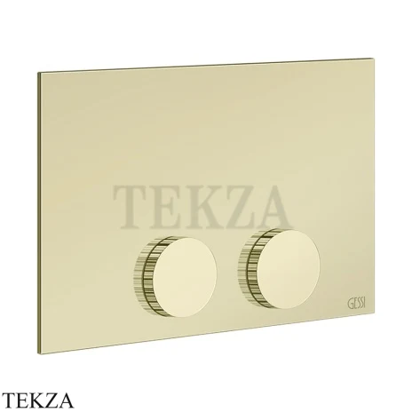 Gessi INGRANAGGIO Клавиша смыва для инсталляции TECE, TeceProfil, TeceBox 54641-710, шампань глянец