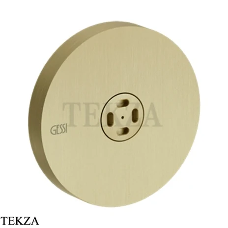 Gessi INCISO SHOWER Боковая форсунка с распылителем 32977-727, Brushed Brass PVD