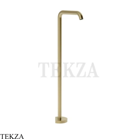 Gessi 316 BATH Излив для ванны напольный 54195-727, Brushed Brass PVD