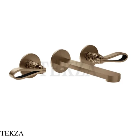 Gessi Pelle Laccetto Смеситель для раковины, внешняя часть, 78390-761, Coffee Bronze Brushed PVD