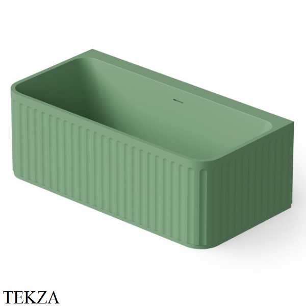 Dea Design Stripes Ванна отдельностоящая пристенная 160x80 Solid Surface DD8805 1600 12, Mint №12