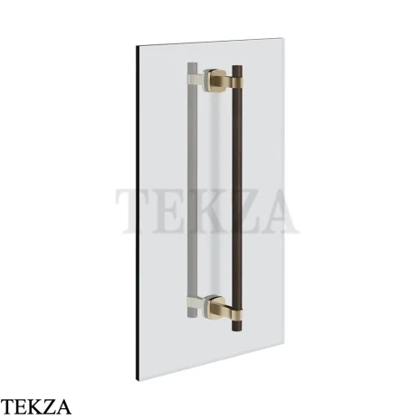 Gessi Jacqueline Полотенцедержатель для крепления на стекло, 45 см 77735-149, нерж. сталь Brush / никель Brushed