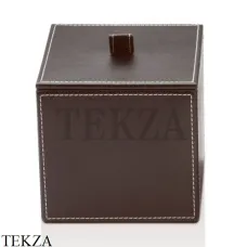 Decor Walther BROWNIE BMD1 Бокс для ванных принадлежностей 0930790, коричневый, эко-кожа