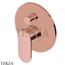 Zucchetti Octo Смеситель для душа на 2 потока, внешняя часть ZOC127.P91, brushed copper PVD Zucchetti Octo Смеситель для душа на 2 потока, внешняя часть ZOC127.P91, brushed copper PVD