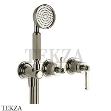 Gessi VENTI20 Смеситель для душа, с гарнитуром внешняя часть 65036-720, Nickel PVD Gessi VENTI20 Смеситель для душа, с гарнитуром внешняя часть 65036-720, Nickel PVD