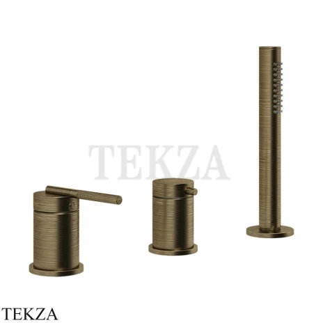Gessi INGRANAGGIO Смеситель для ванны, без излива 63547-713, Antique Brass