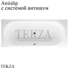 BETTE BetteStarlet Ванна прямоугольная из стали 1630-000 AS, антишум, антислип Sense, белый глянец