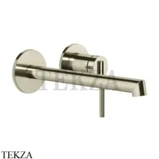 Gessi INGRANAGGIO Смеситель для раковины длинный излив, внешняя часть 63583-720, Nickel PVD