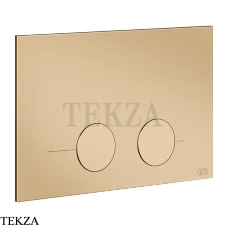Gessi Total look Клавиша смыва для инсталляции Geberit omega 12, 54615-735, Warm Bronze PVD
