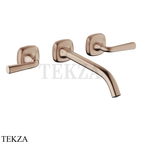 Dornbracht COYA Смеситель для раковины на 3 отв. 241, внешняя часть 36717414-42, Brushed Bronze