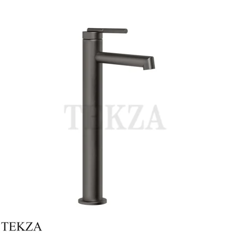 Gessi INGRANAGGIO Смеситель для раковины, высокий, без гарнитура 63504-707, Black Metal Brushed PVD