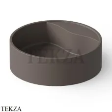 Dea Design Washbasins Раковина настольная круглая Solid Surface DD9062 450 6, Grey Brown №6