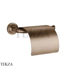 Gessi VENTI20 Держатель туалетной бумаги с крышкой 65449-708, Copper Brushed
