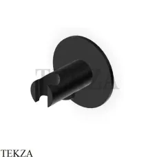 Zucchetti Держатель с выводом для ручного душа Z93918.XP81, brushed total black PVD