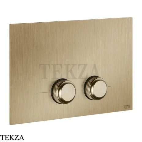 Gessi VENTI20 Клавиша смыва для Geberit Sigma 8 и Sigma 12 54651-726, Warm Steel Br. PVD