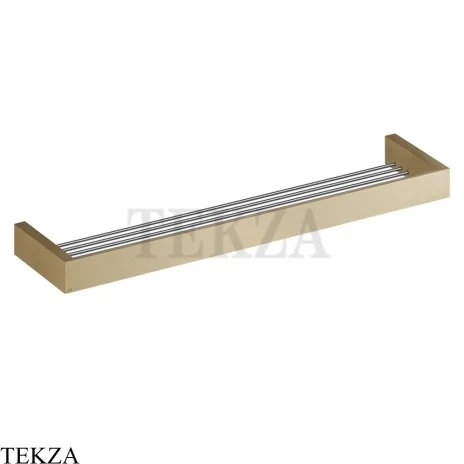 Gessi Rettangolo Решетка-полка в душевую зону 60 см 20949-726, Warm Bronze Br. PVD