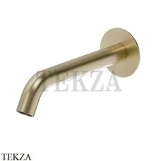 Newform X-Steel 316 Излив для ванны настенный 29482X.59.098, PVD Brushed pale gold