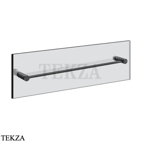 Gessi Pelle Tresse Полотенцедержатель для крепления на стекло, 60 см 78715-439, Nero/ Black Metal PVD