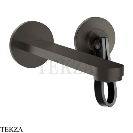 Gessi Pelle Laccetto Смеситель для раковины, внешняя часть, 78488-440, Nero/Black Metal Br. PVD