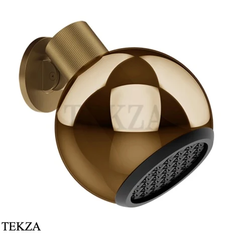 Gessi Haute Culture Shower Настенная душевая лейка со светодиодной подсветкой 57424-791, бронза Deep